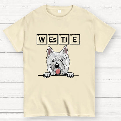 Periodic Table of Dogs  Dog Lover  Funny Science Geek T-Shirt