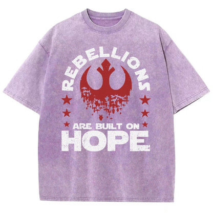 Star Galaxy's  Retro Rebellions Are Built On Hope Vintage Distressed T-shirt