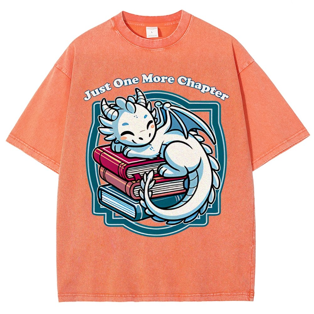 Just One More Chapter Vintage Distressed T-shirt