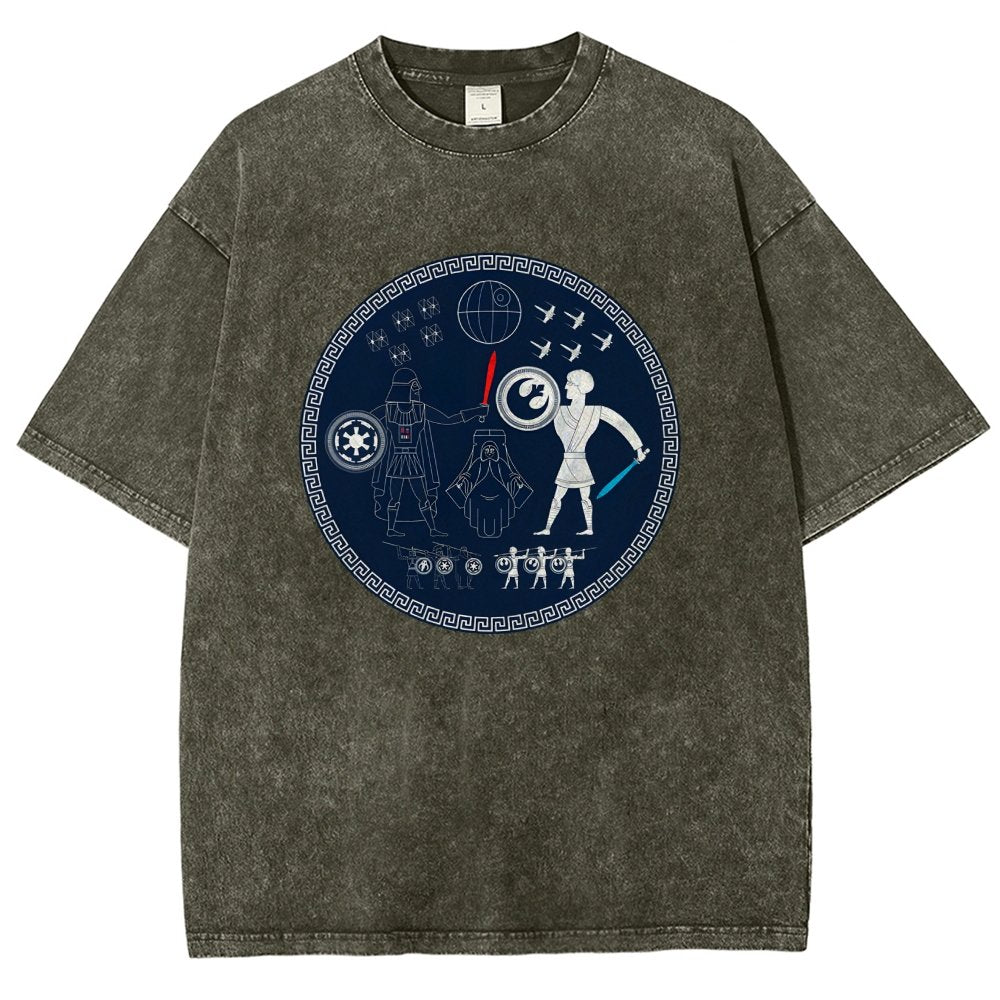 Greek Wars Vintage Distressed T-shirt