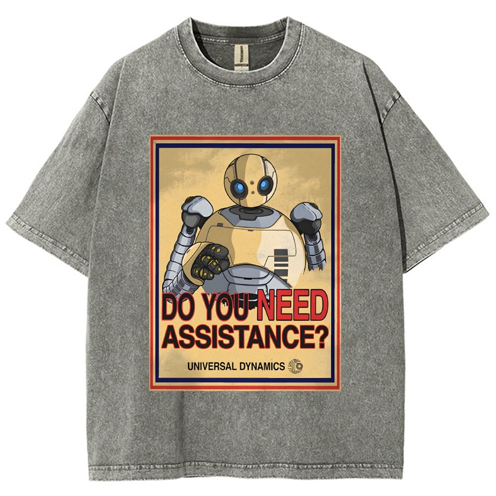 Do You Need Assistance Vintage Distressed T-shirt