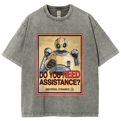 Do You Need Assistance Vintage Distressed T-shirt