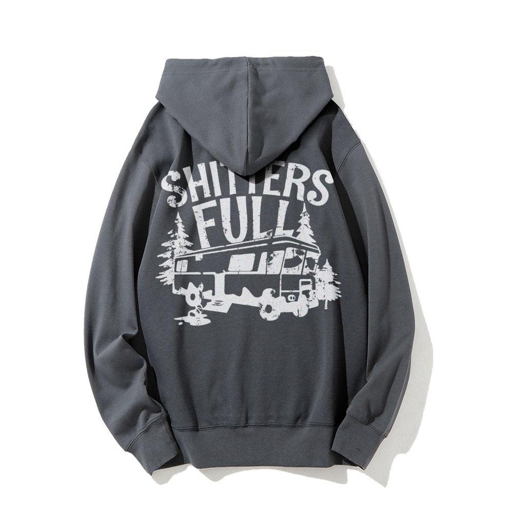 Shitters Full Printed Back Unisex Cotton Hoodie