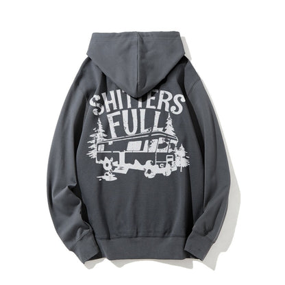 Shitters Full Printed Back Unisex Cotton Hoodie