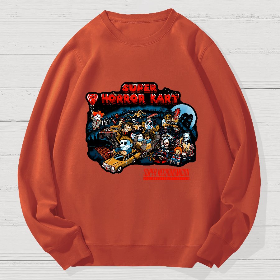 Super Horror Kart Geek Cotton Sweatshirt