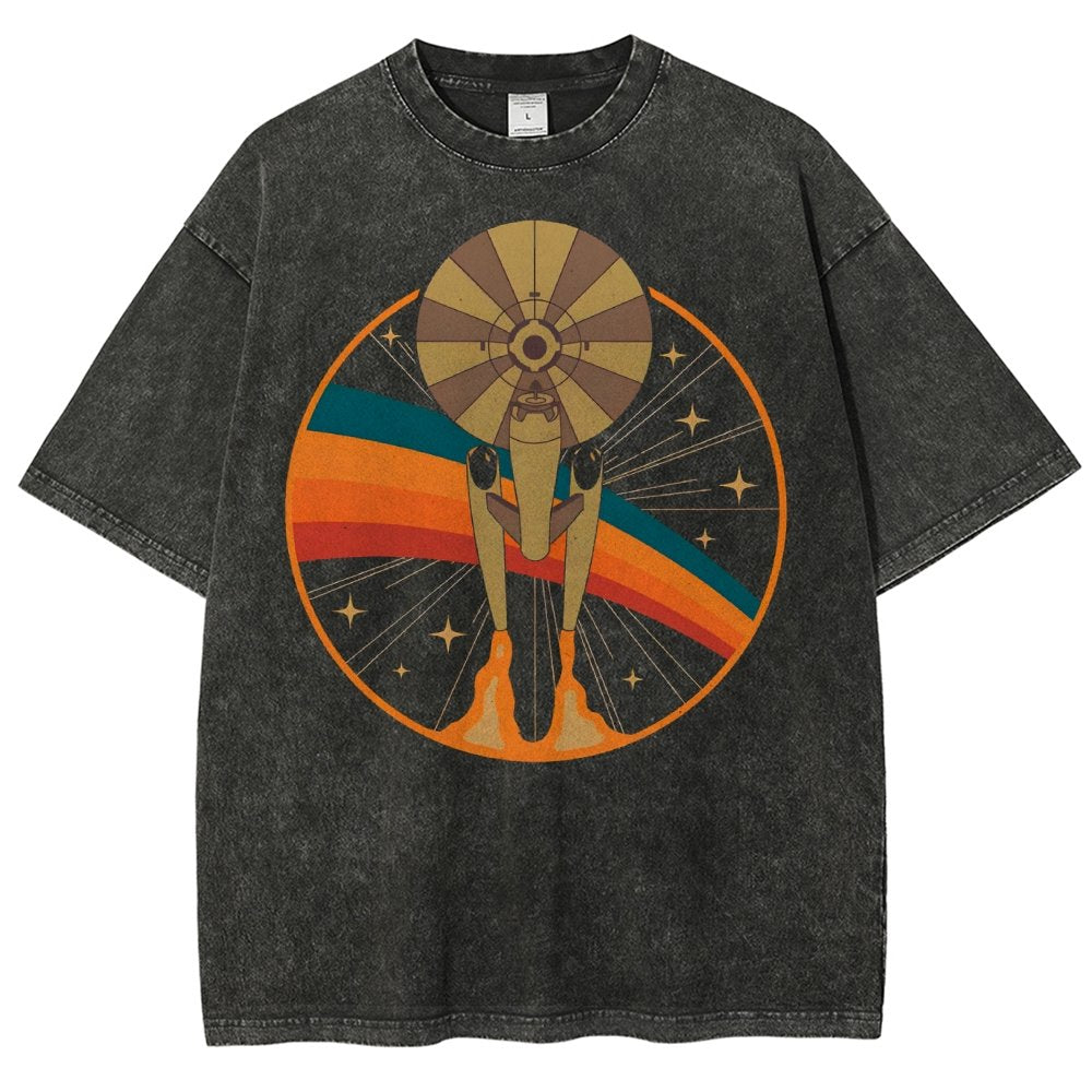 Space Date 1966 Vintage Distressed T-shirt