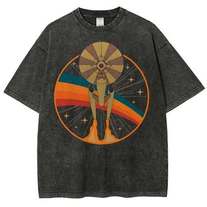 Space Date 1966 Vintage Distressed T-shirt