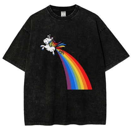I Fart Rainbows Vintage Distressed T-shirt