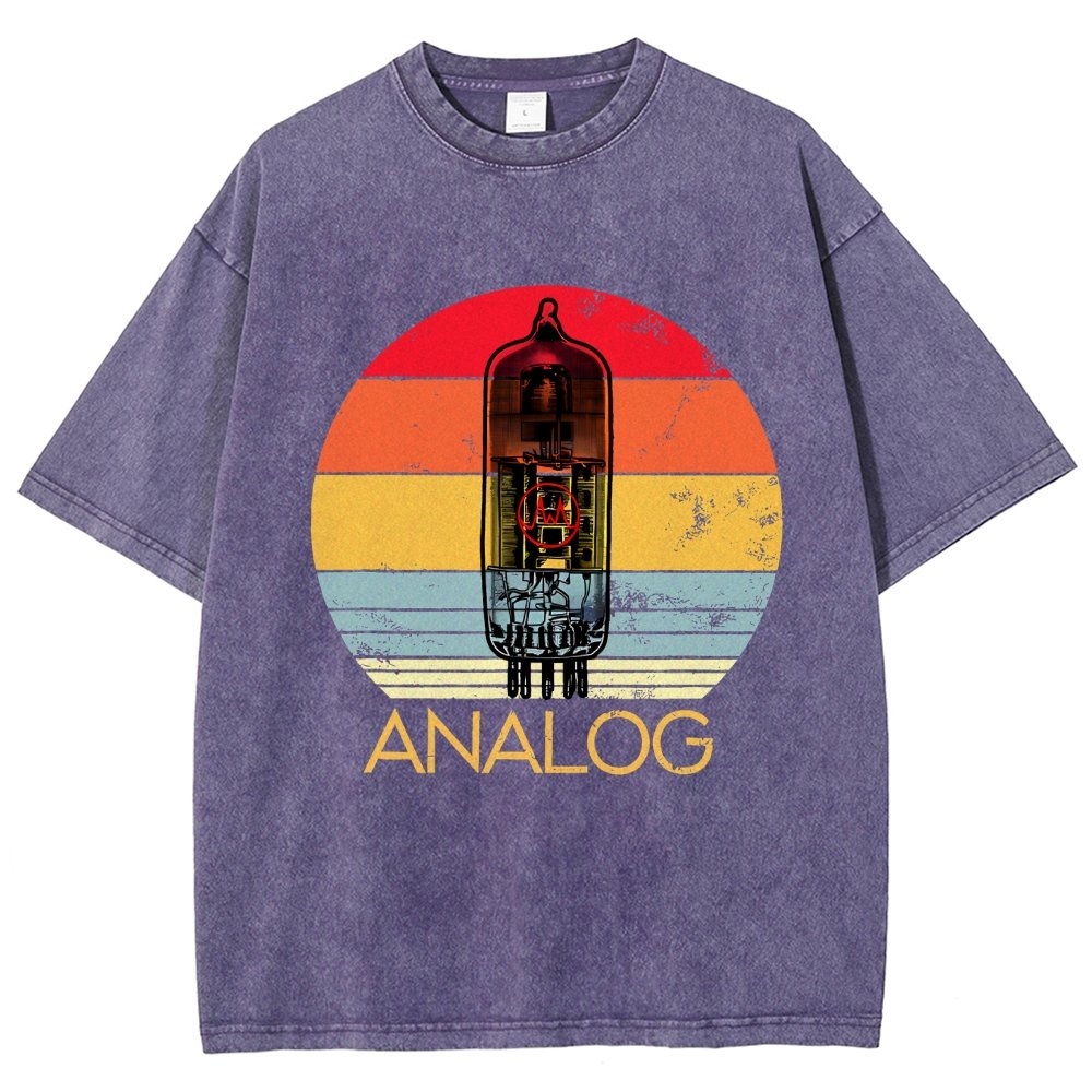 Vacuum Tube Analog Vintage Distressed T-shirt