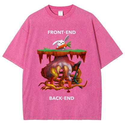 Front-End - Back-End Vintage Distressed T-shirt