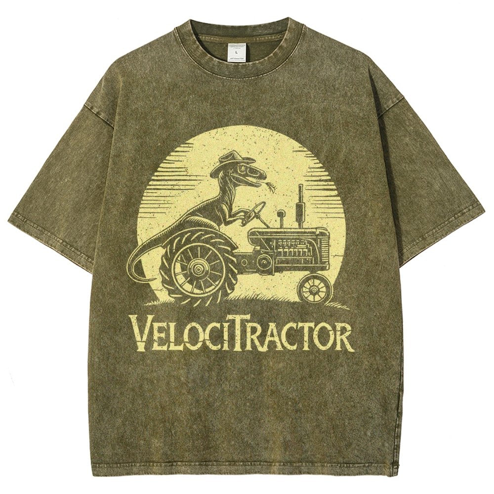 VelociTractor Vintage Distressed T-shirt