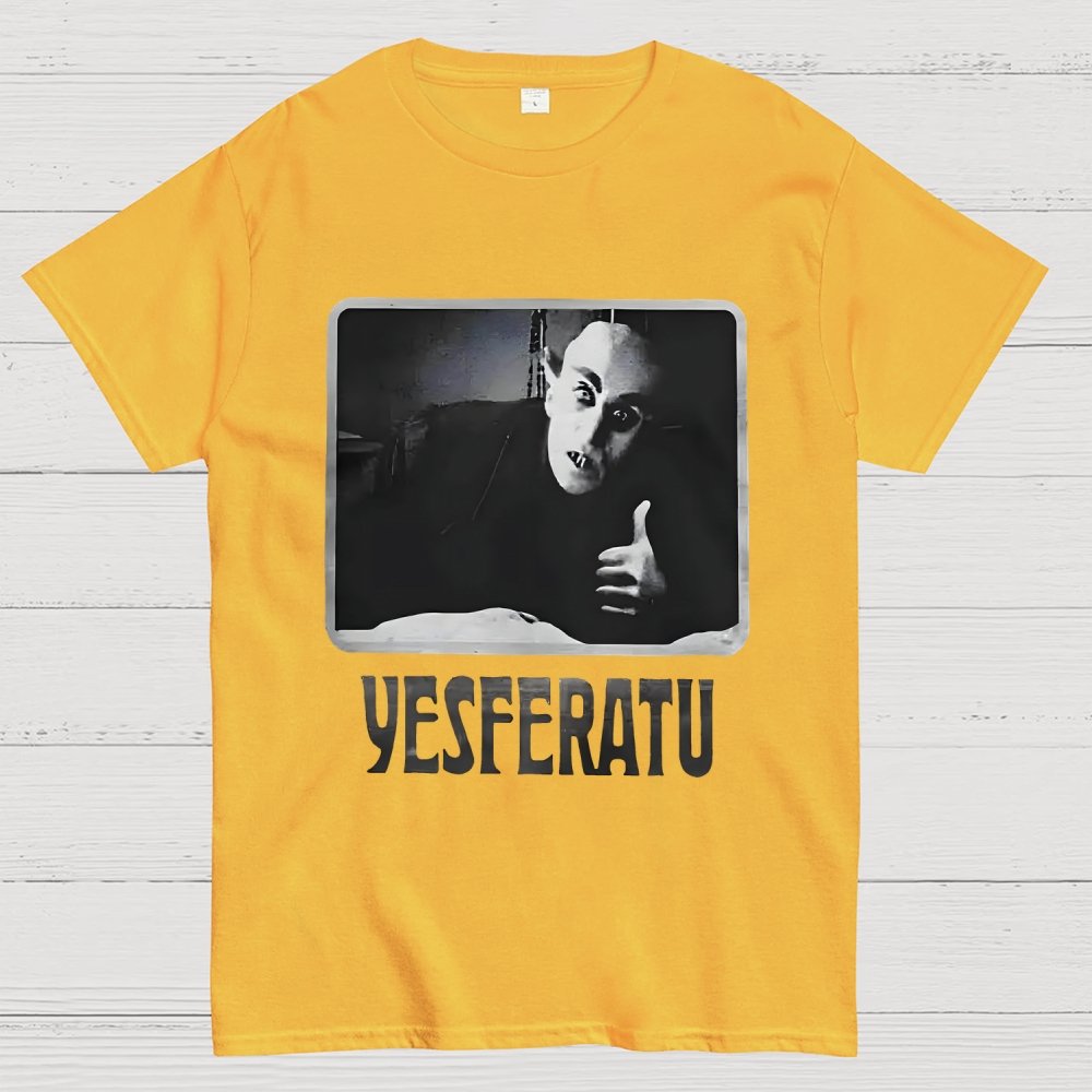 Yesferatu Funny Horror Retro Unisex Geek T-Shirt