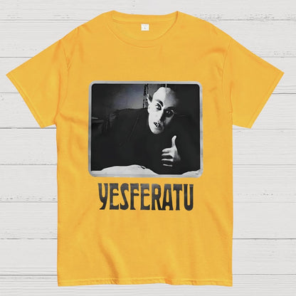 Yesferatu Funny Horror Retro Unisex Geek T-Shirt