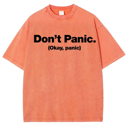 Okay Panic Vintage Distressed T-shirt
