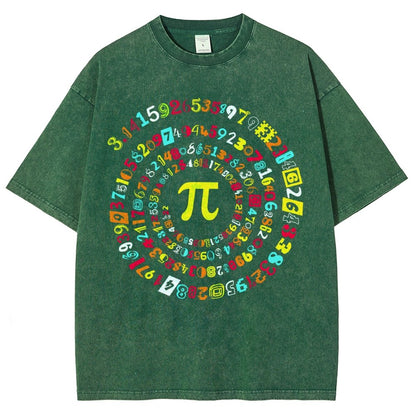 Happy Pi Day Vintage Distressed T-shirt