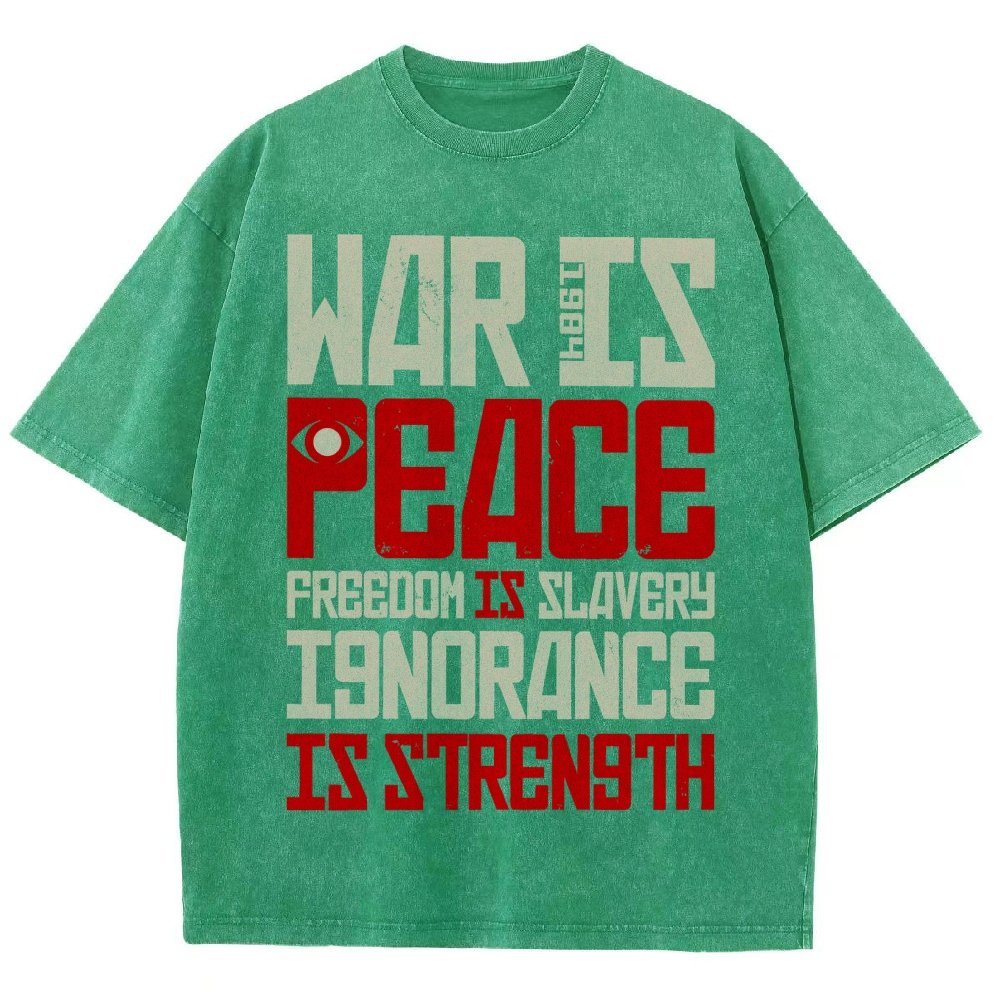 War is Peace  Vintage Distressed T-shirt