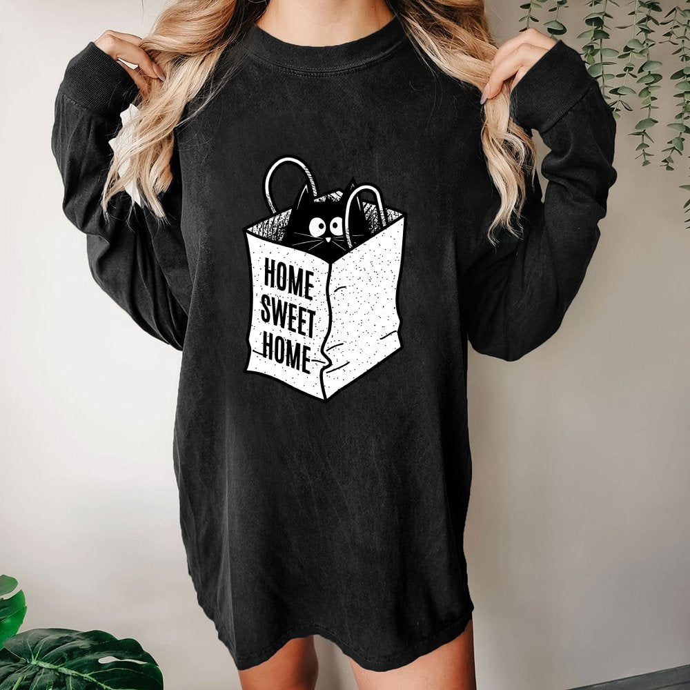 Home Sweet Home Washed Long Sleeve Tee