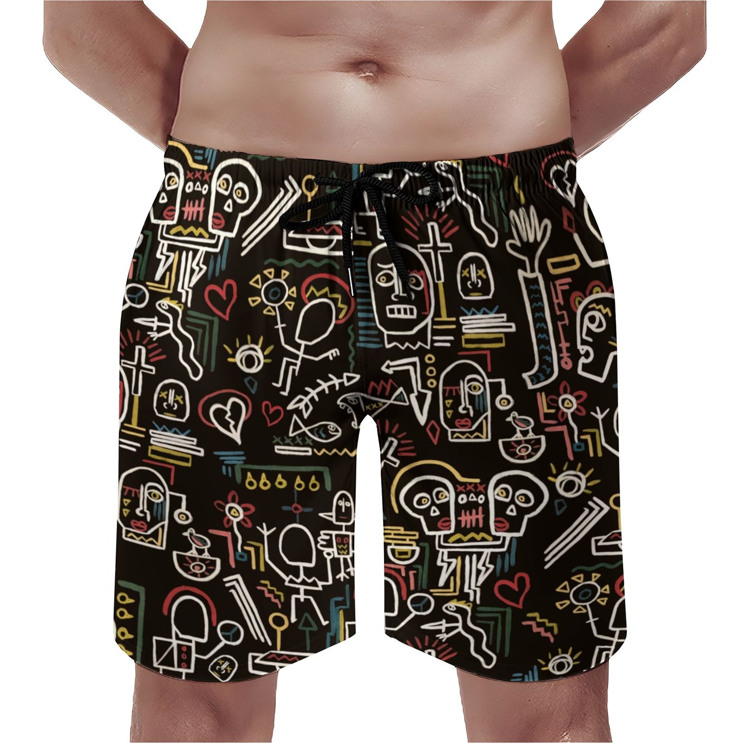 Vintage Graffiti Geek Shorts