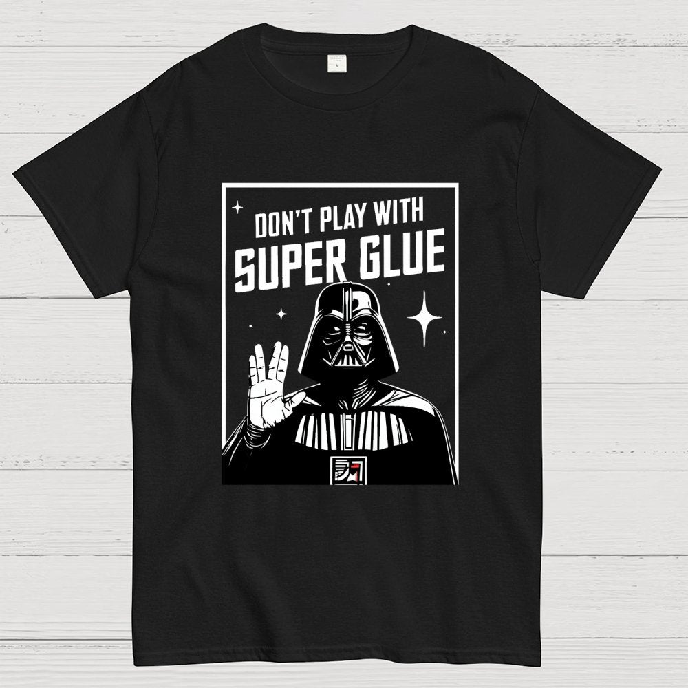 Galaxy Safety Tip Keep away from super glue Geek T-Shirt