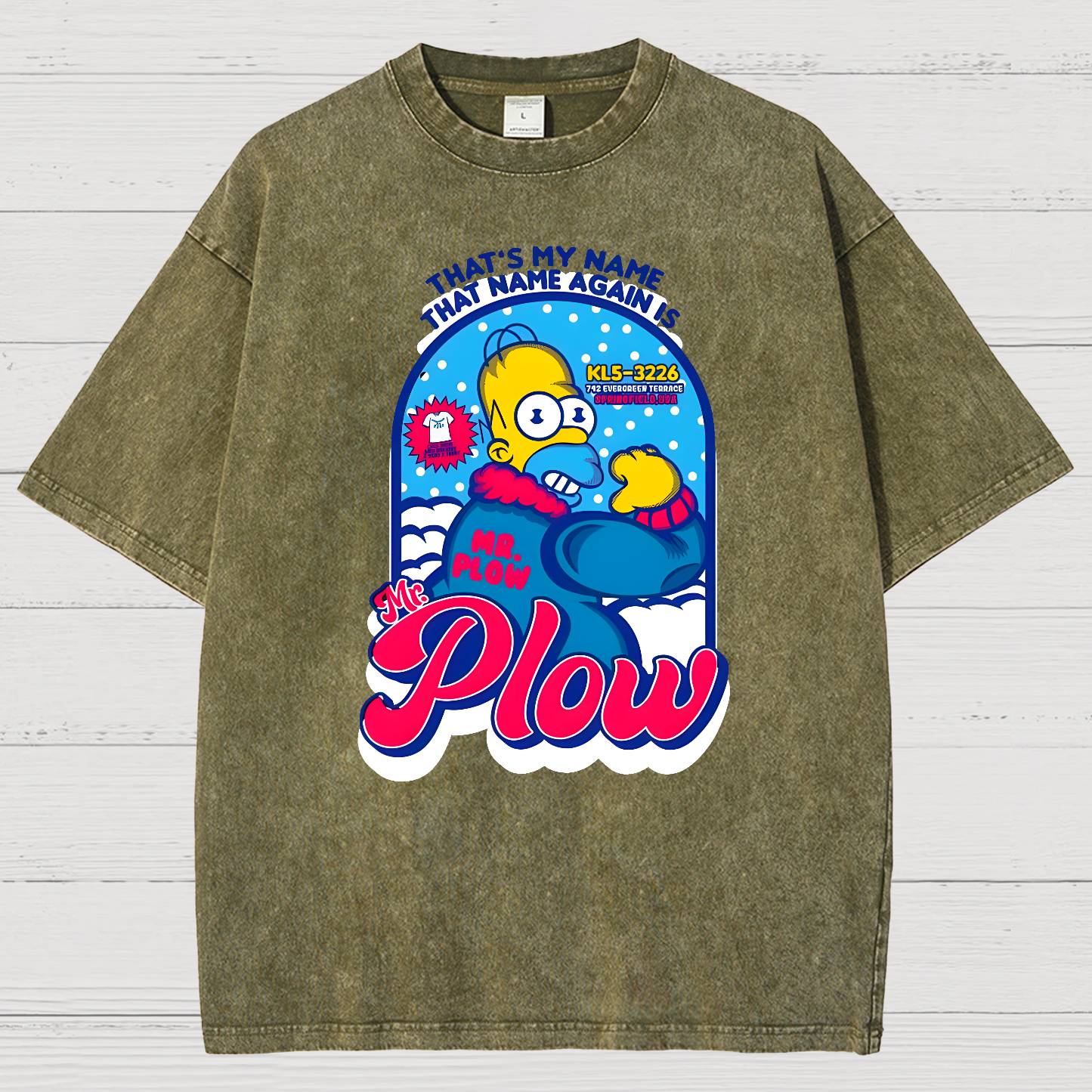 Mr. Plow Vintage Distressed T-shirt