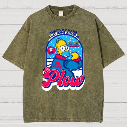 Mr. Plow Vintage Distressed T-shirt