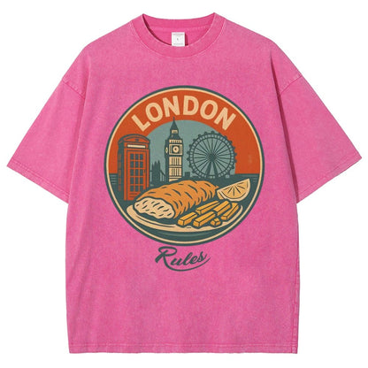 Rules.Century-Old Restaurant Vintage Distressed T-shirt