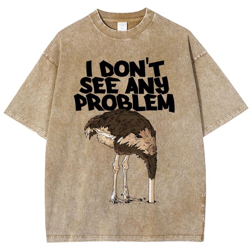 I Don't See Any Problem Vintage Distressed T-shirt