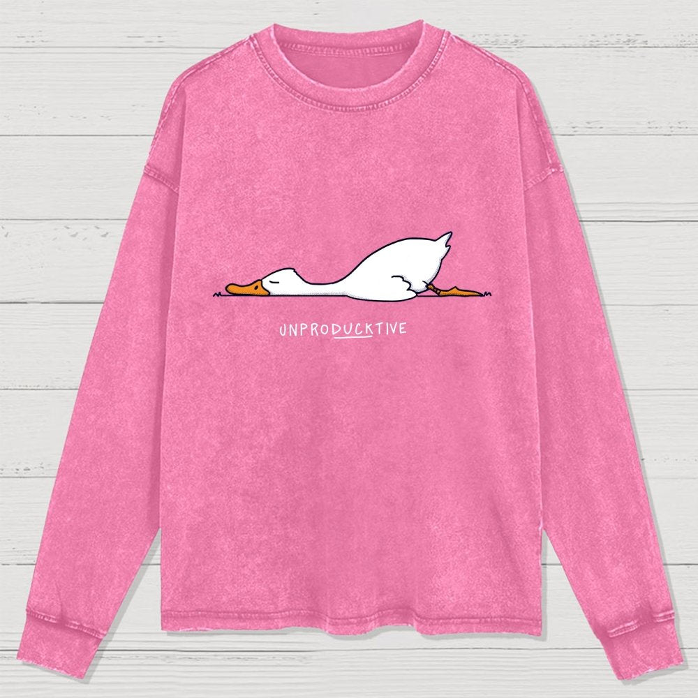 Mood Of The Day Washed Long Sleeve Tee