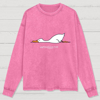 Mood Of The Day Washed Long Sleeve Tee