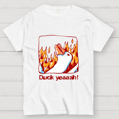 Fire Duck Yeah Geek T-Shirt