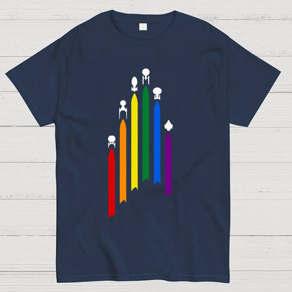 Light-speed spaceship Geek T-Shirt