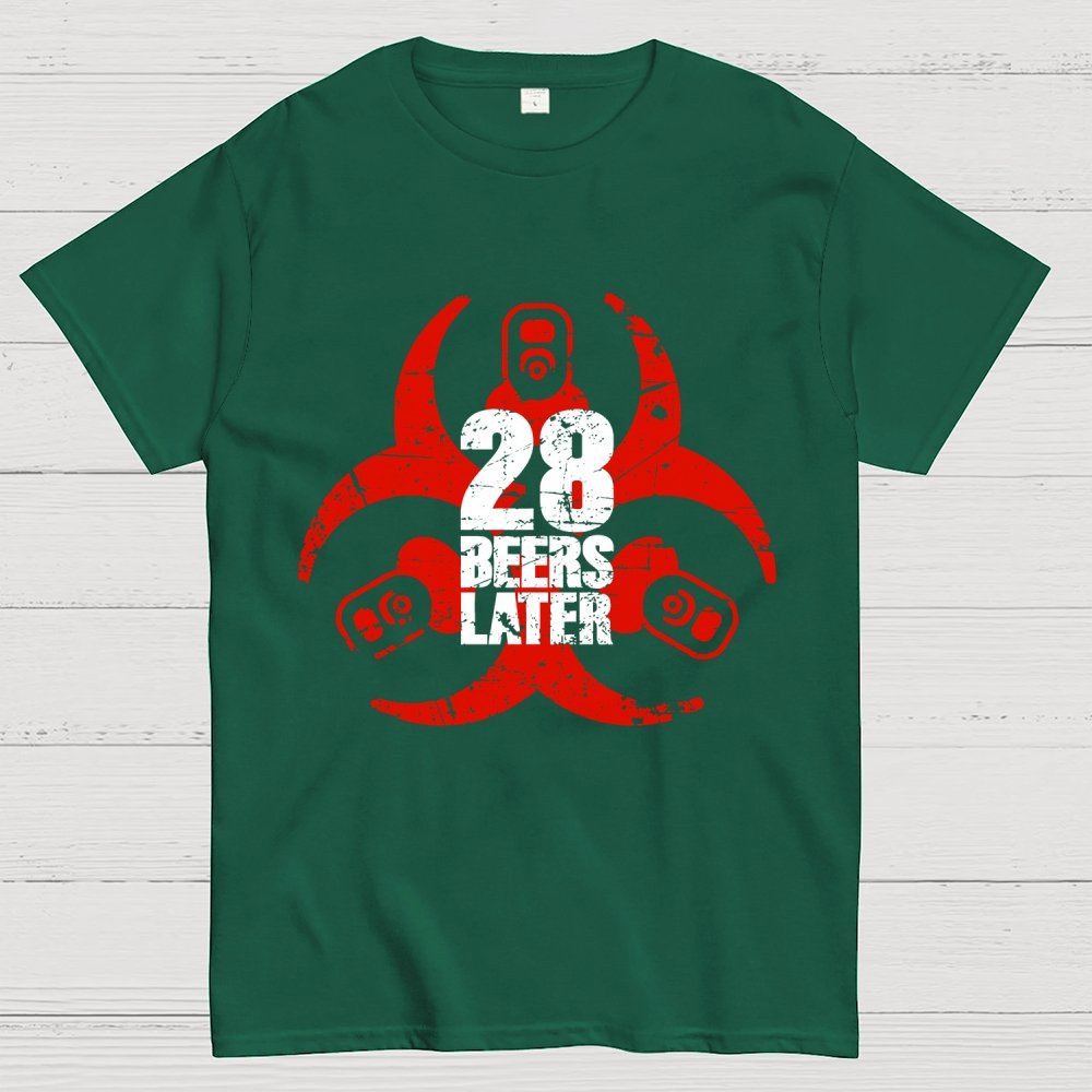 28 beers later Geek T-Shirt