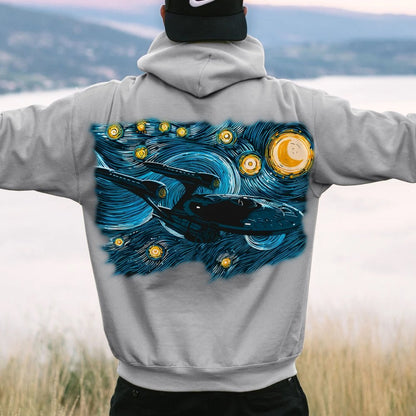 Printed Back Cotton Hoodie