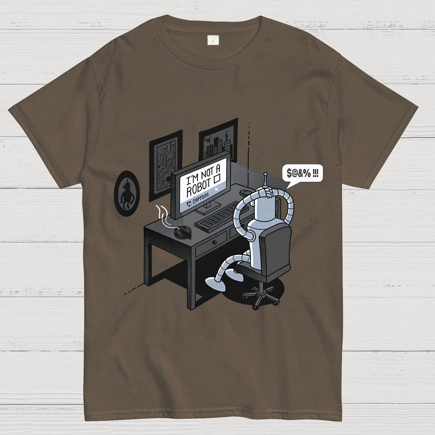 I'm Not A Robot Geek T-Shirt