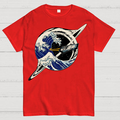 Interstellar Kanagawa Wave Geek T-Shirt