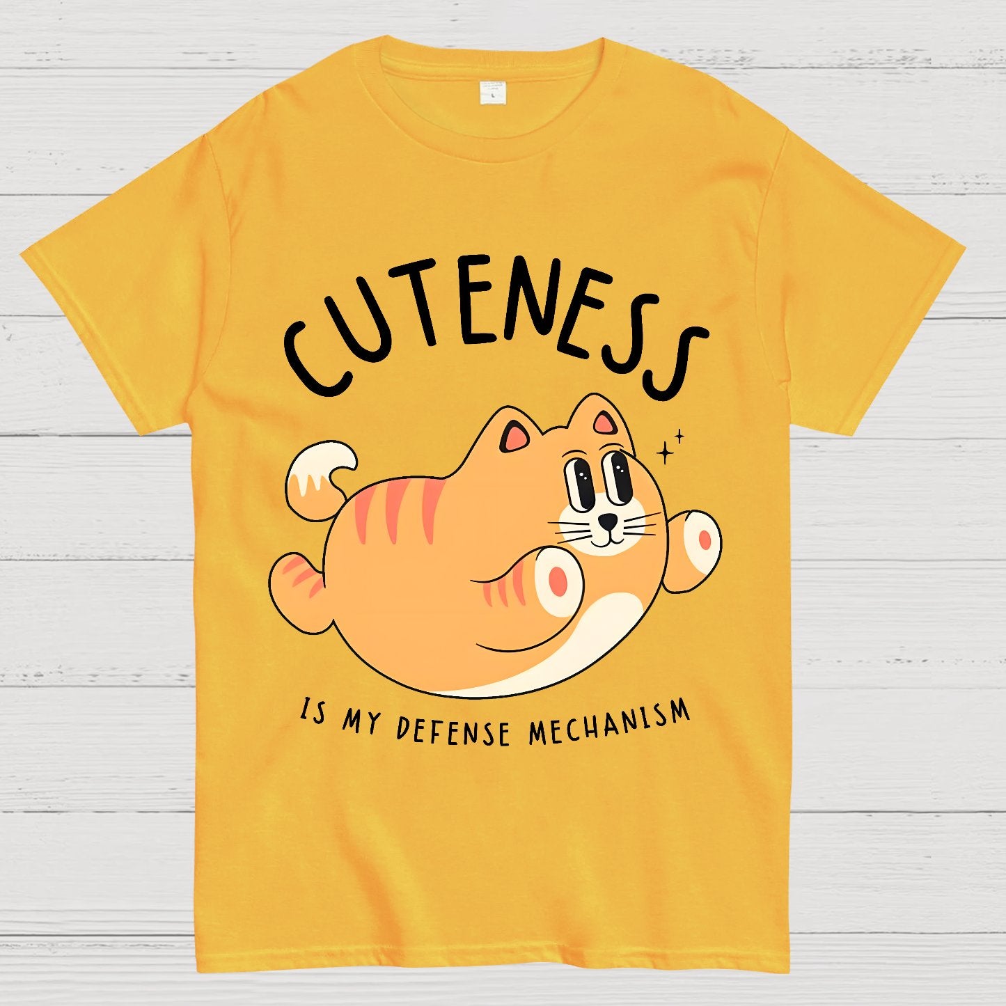 Cuteness is My Defense Mechanism Geek T-Shirt