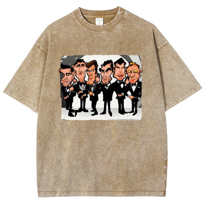 Six Faces One Spy Vintage Distressed T-shirt