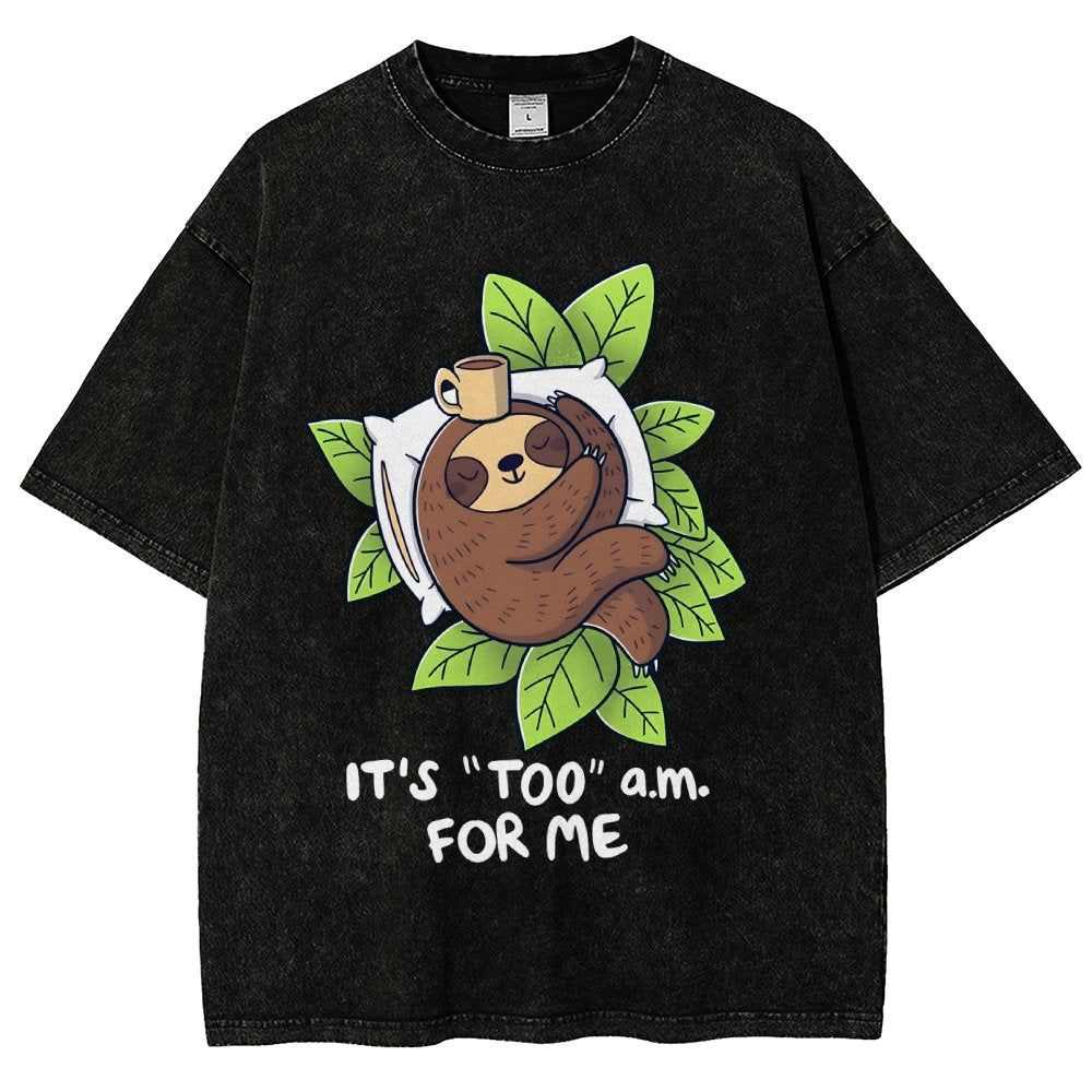 It's Too A.M. For Me Vintage Distressed T-shirt