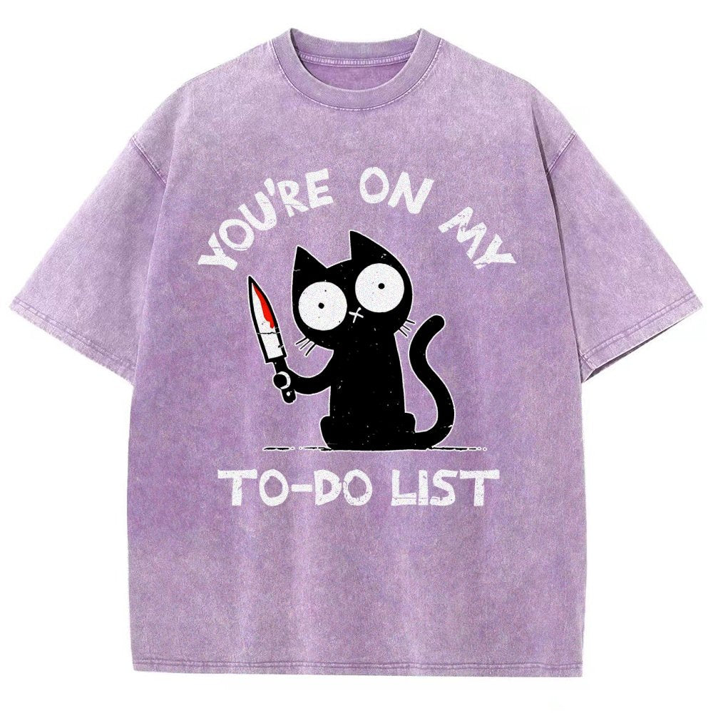 You're On My To-Do List Vintage Distressed T-shirt