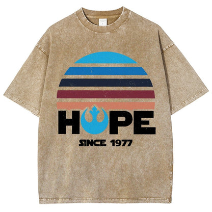 Hope Since 1977 Vintage Distressed T-shirt