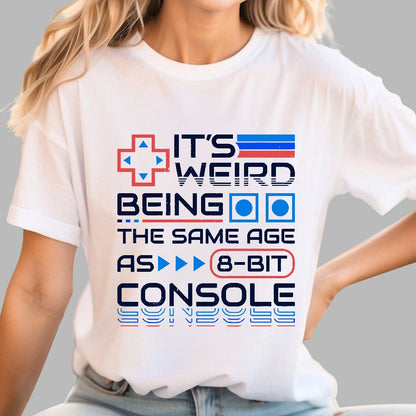 8-Bit Aged Geek T-Shirt