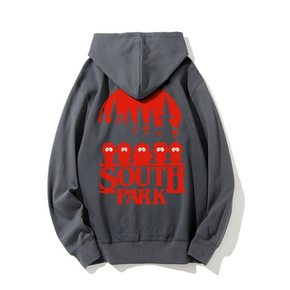 Stranger Park Inspired Art Printed Back Unisex Cotton Hoodie