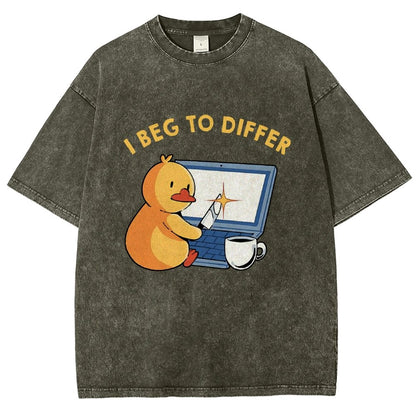 I Beg To Differ Vintage Distressed T-shirt