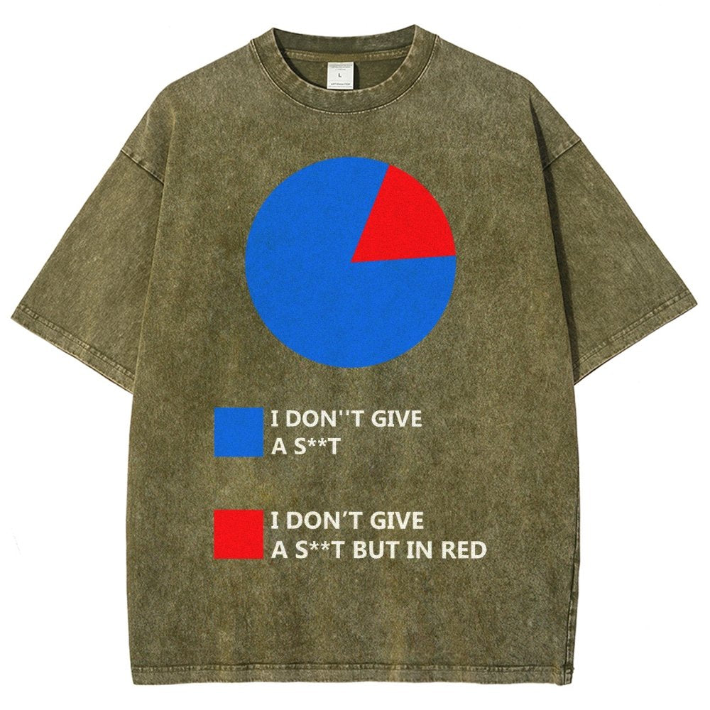 I Don't Give A S**t Vintage Distressed T-shirt