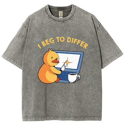 I Beg To Differ Vintage Distressed T-shirt