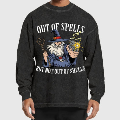 Out of Spells but Not Out of Shells Washed Long Sleeve Tee