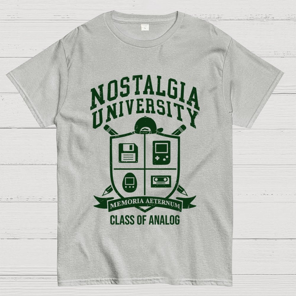 Nostalgia University Unisex Geek T-Shirt