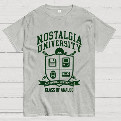 Nostalgia University Unisex Geek T-Shirt