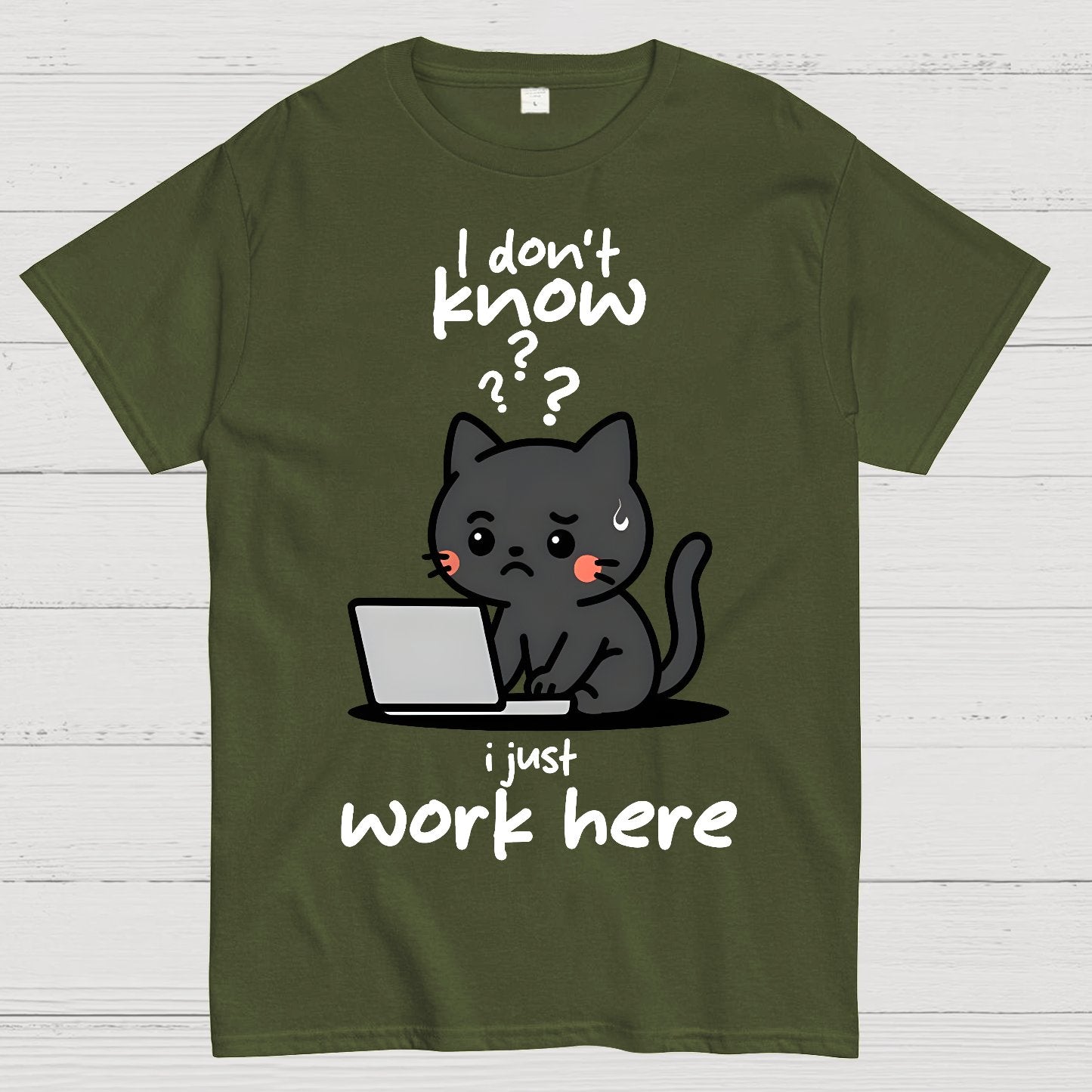 I Just Work Here Geek T-Shirt