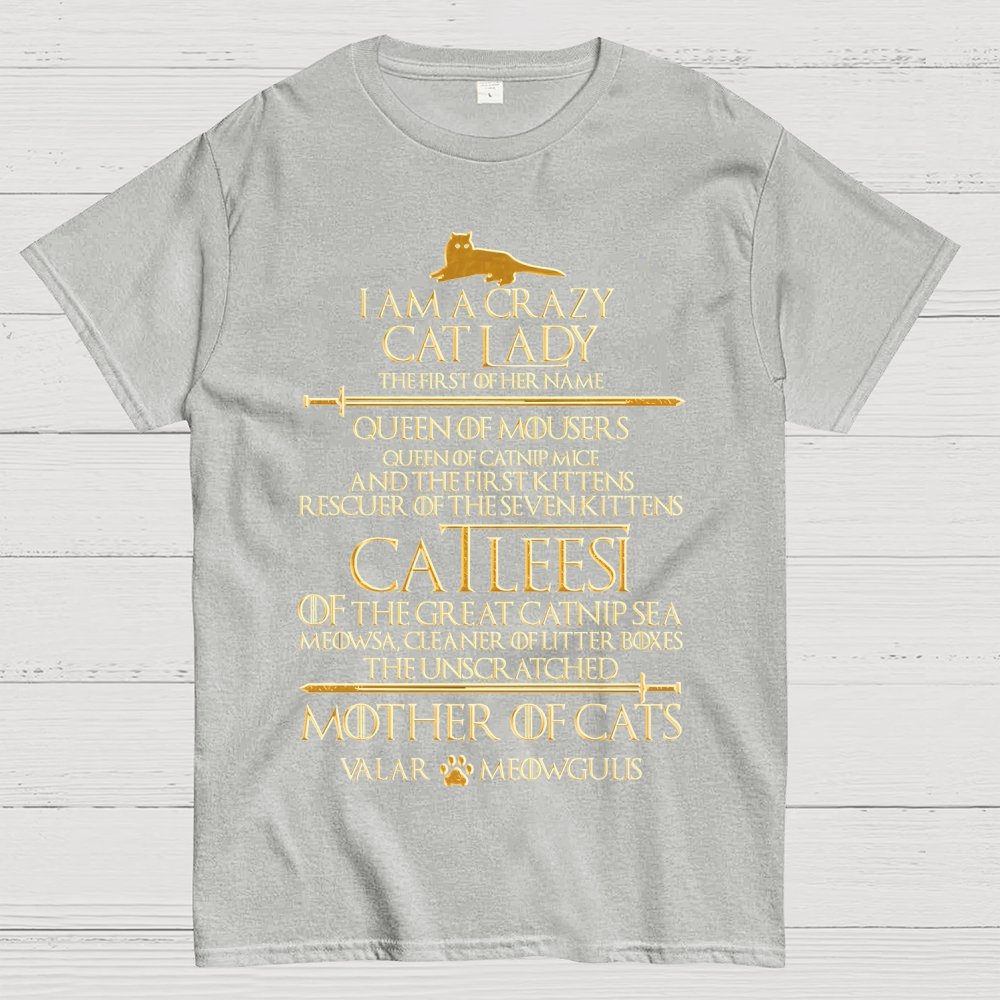 I Am A Crazy Cat Lady Unisex Geek T-Shirt